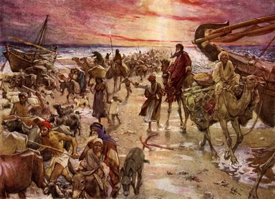 The Passage of the Red Sea - Bible by William Brassey Hole